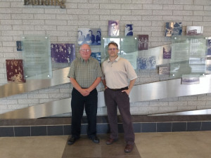 From left to right: Steve Smith (part-time professor at Telfer) and Dennis 