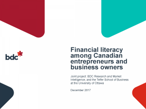 Financial literacy among Canadian entrepreneurs and business owners thumbnail